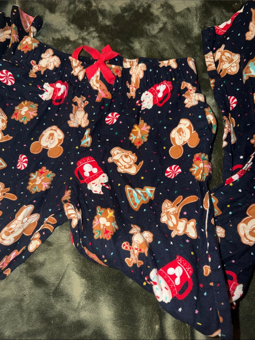 Old Navy Navy Christmas Disney Mickey Mouse XS pajama bottoms